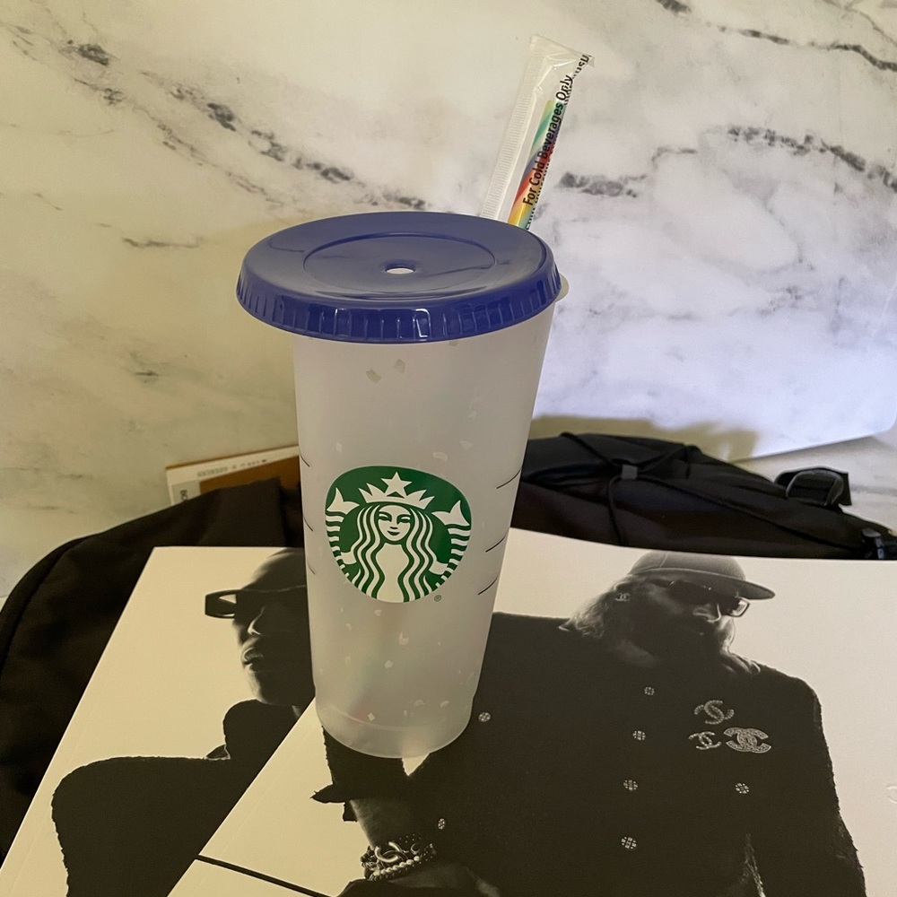 NWT Starbucks PRIDE Confetti 2020 Reusable Cup